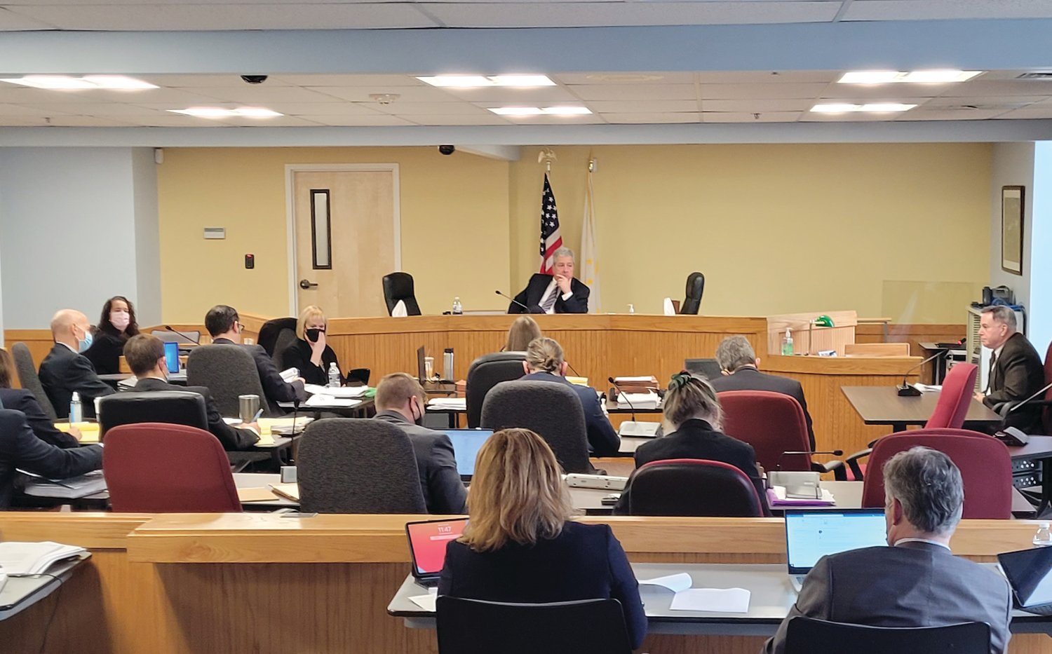 ELECTRIC TESTIMONY: Last Thursday, attorneys for PPL questioned Michael R. Ballaban, a Managing Consultant for Daymark
Energy Advisors, who testified on behalf of the Rhode Island Attorney General’s office.